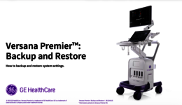 Versana Premier - Backup Restore